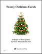 Twenty Christmas Carols Brass Quartet cover